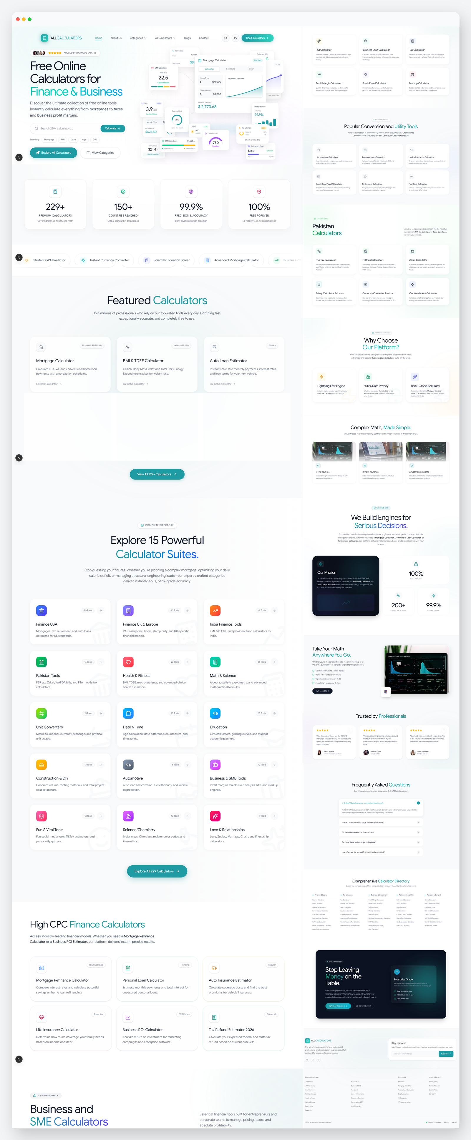 All Calculators Platform