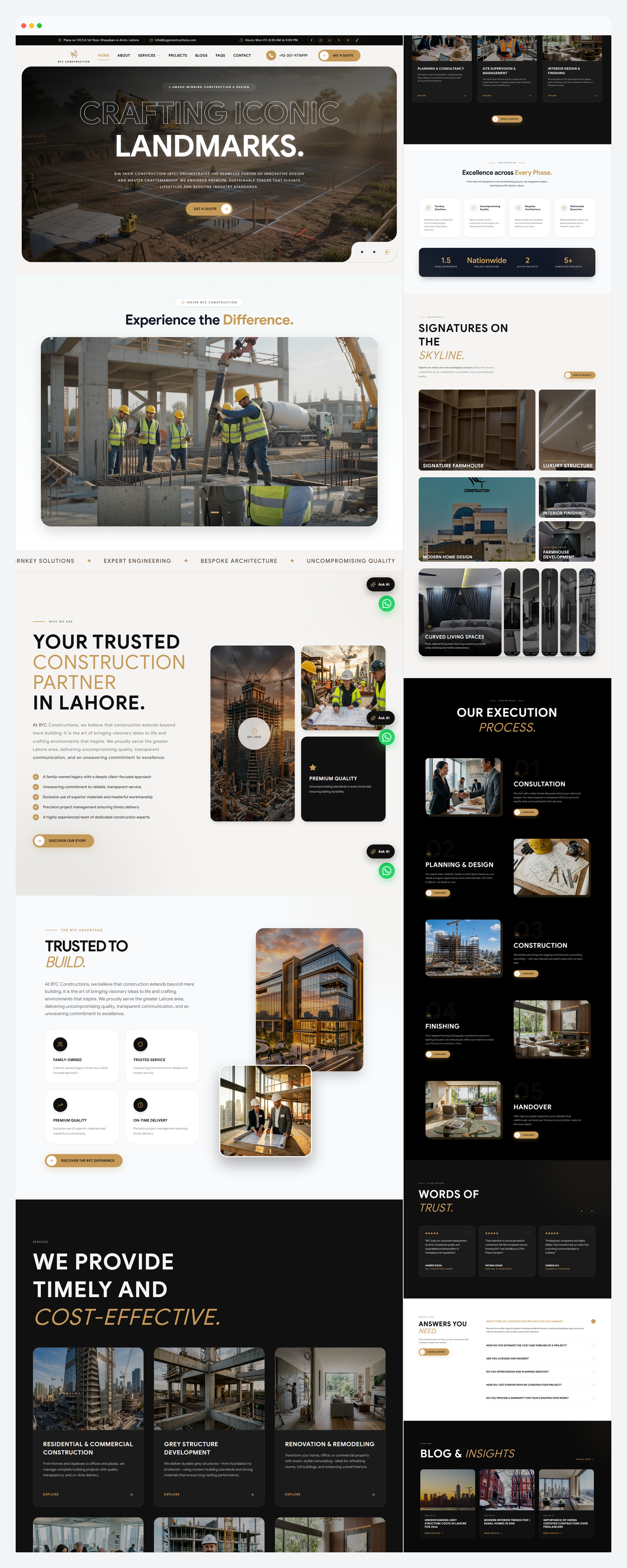 BYG Constructions Platform